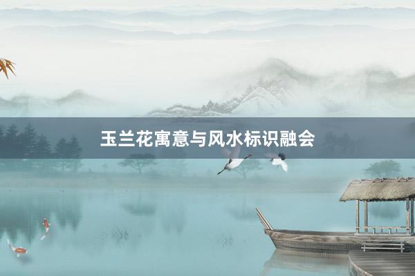 玉兰花寓意与风水标识融会